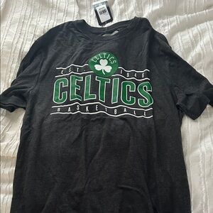 NBA Celtics Black and Green Jersey
